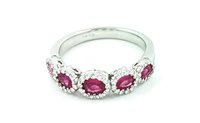 Ring Valentina Callegher Woman in White Gold Rubino 0.86 Ct 7797SRB - 7797SRB